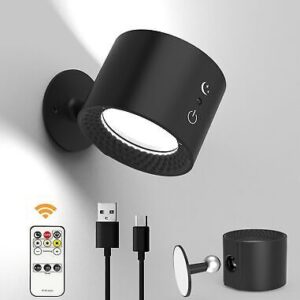 LED Wandlampe Lampe Kabellose Leselicht Wohnzimmer Desktop Nachttischlampen USB _ eBay_de